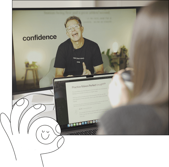 Student doing a Mojo Crowe program