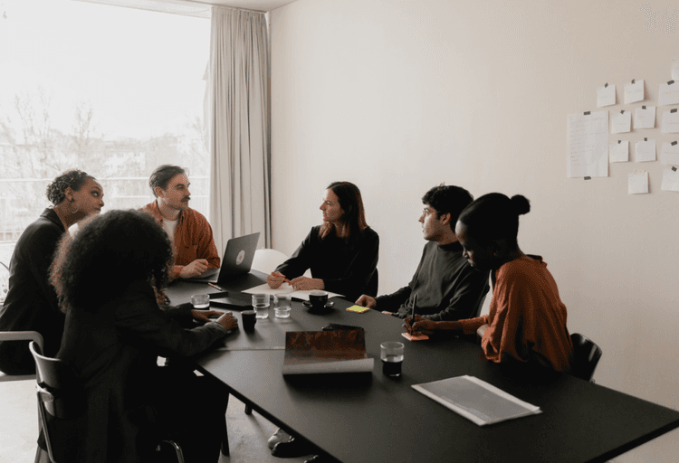 People in a meeting room